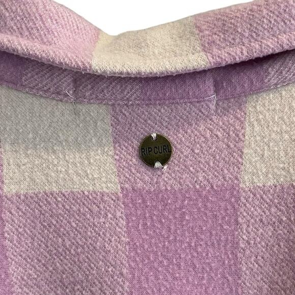 Rip Curl Dreamer Flannel Oversized In Violet Size Small - Picture 4 of 7